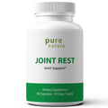 PureNature Joint Rest - Joint Support Supplement with Glucosamine, Chondroitin, Boswellia, MSM, Turmeric, Bromelain, – 60 Capsules - TrustMedUSA