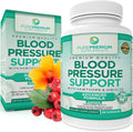 PurePremium Blood Pressure Support Supplement with Hawthorn, Hibiscus & Garlic - TrustMedUSA