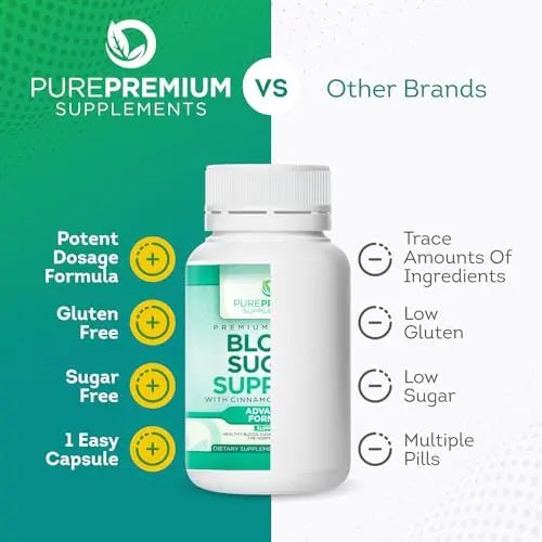 PurePremium Supplements - Advanced Formula with Cinnamon & Mulberry - TrustMedUSA