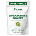 Purisure Wheatgrass Powder, 8oz, Wheat Grass Powder, Green Superfood for Salads, Smoothie and Shakes, Superfood Powder Rich in Immunity Vitamins, Fiber and Minerals, 76 Servings - TrustMedUSA