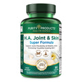 Purity Products H.A. Joint and Skin Super Formula Biocell Collagen w/Hyaluronic Acid Supports Healthy Joint Flexibility, Healthy Synovial Fluid, and Lubrication - 5-Loxin - 90 Capsules (1) - TrustMedUSA
