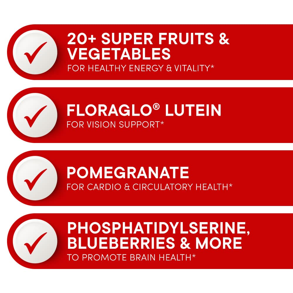 Purity Products Super Reds Powder Phytonutrient Superfood Drink Mix w/FloraGLO Lutein - Phytonutrient Blend containing Polyphenols, Antioxidants & More - 330 Grams - 30 Day Supply - TrustMedUSA
