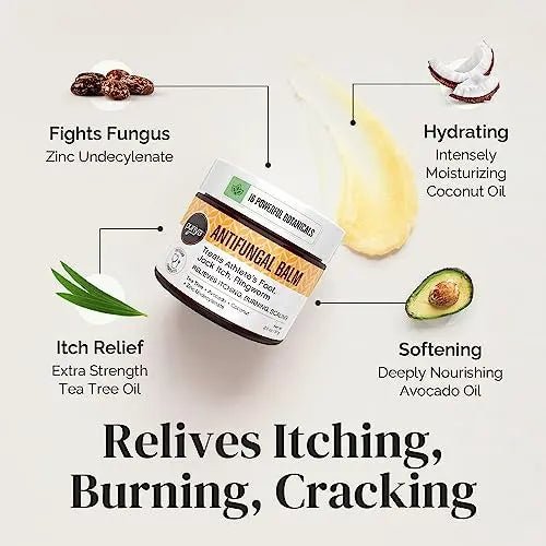 Puriya Tea Tree Oil Antifungal Cream, Plant-Powered Athletes Foot Cream Treatment - TrustMedUSA