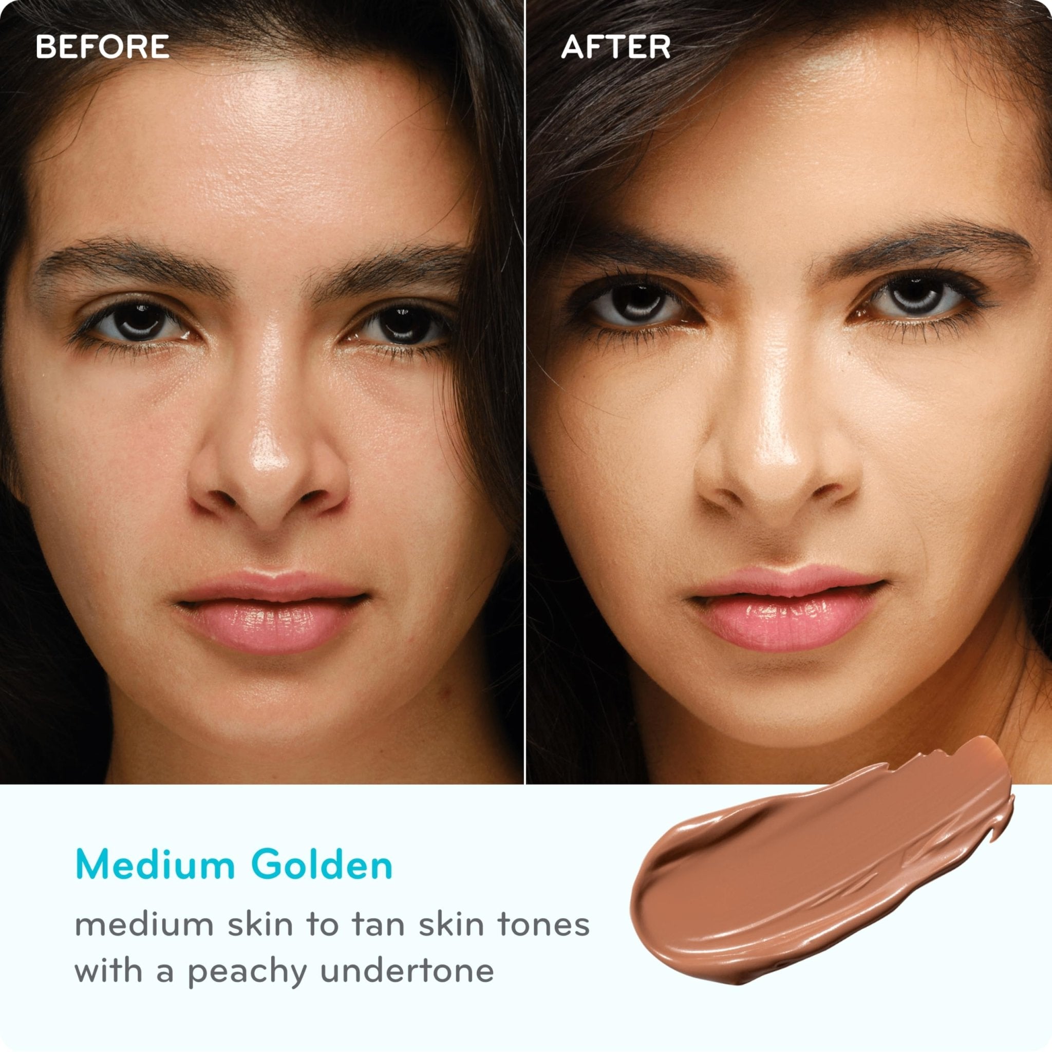 pūrlisse Perfect Glow BB Cream with SPF 30 - Matte Meets Dewy Finish - Enriched with Goji & Hawthorn Berry to Help Improve Skin Texture & Radiance - Medium Golden (1.4 oz) - TrustMedUSA