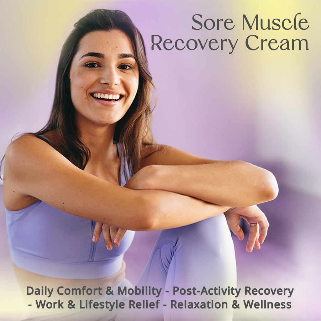 PURPLE CANYON All in One Magnesium Pain Cream – Natural Pain Relief Cream with Arnica, MSM & Capsaicin for Muscle & Joint Support – Fast-Absorbing, Non-Greasy Formula with Aloe Vera & Turmeric - TrustMedUSA