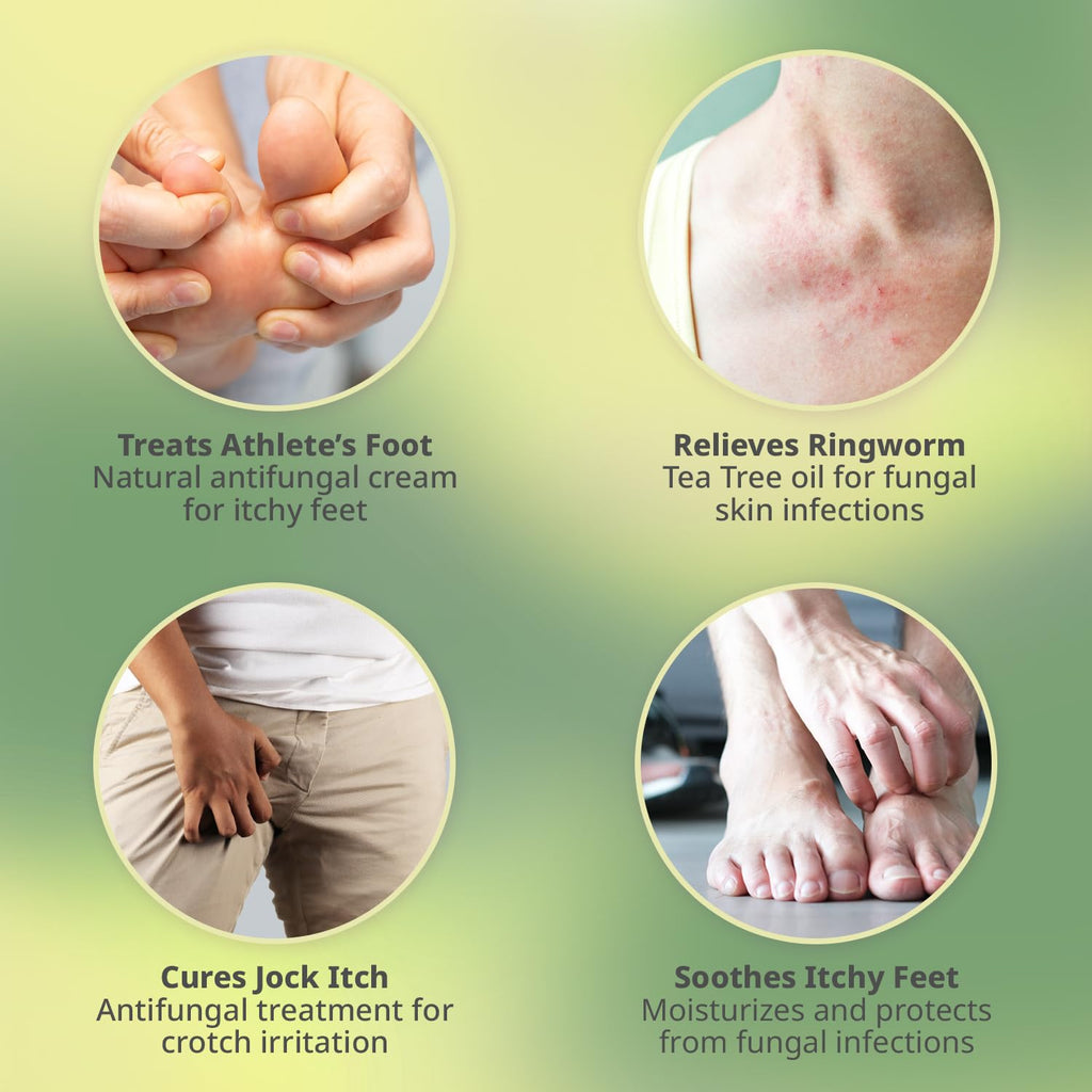 PURPLE CANYON Anti Fungal Balm with 15% Undecylenic Acid – Antifungal for Athletes Foot, Jock Itch & Ringworm – Tea Tree, Menthol & Essential Oils - TrustMedUSA