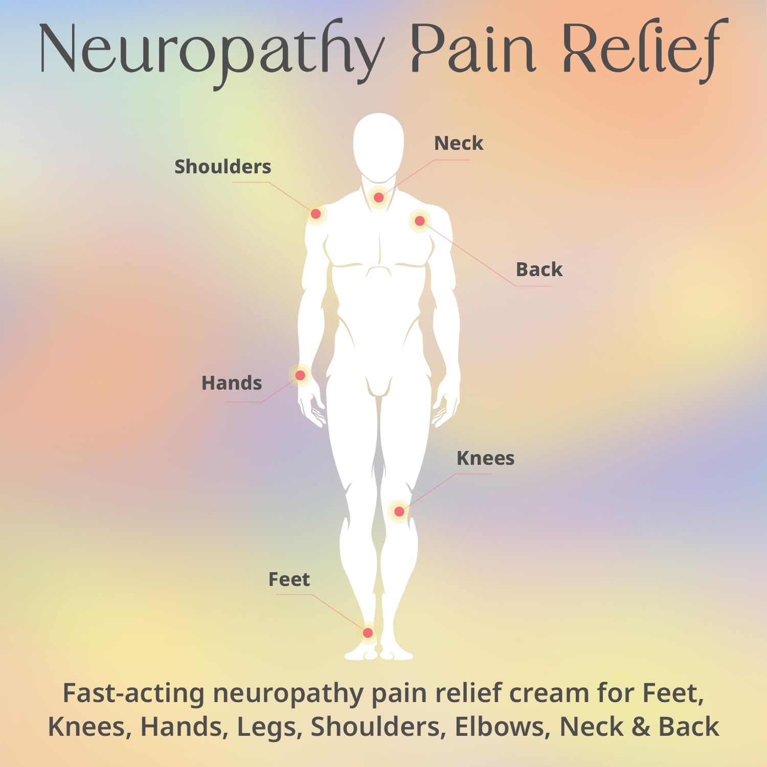PURPLE CANYON Nerve Pain Relief Cream for Neuropathy – for Feet & Legs | MSM, Arnica, Alpha Lipoic Acid | Fast-Absorbing, Non-Greasy Formula | 2 oz - TrustMedUSA