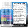 Pyzor Sea Moss Black Seed Oil Ashwagandha Turmeric Bladderwrack Burdock, Elderberry Manuka Dandelion, Burdock Root Turmeric Vitamin D3 Chlorophyll - 60 Capsules - TrustMedUSA