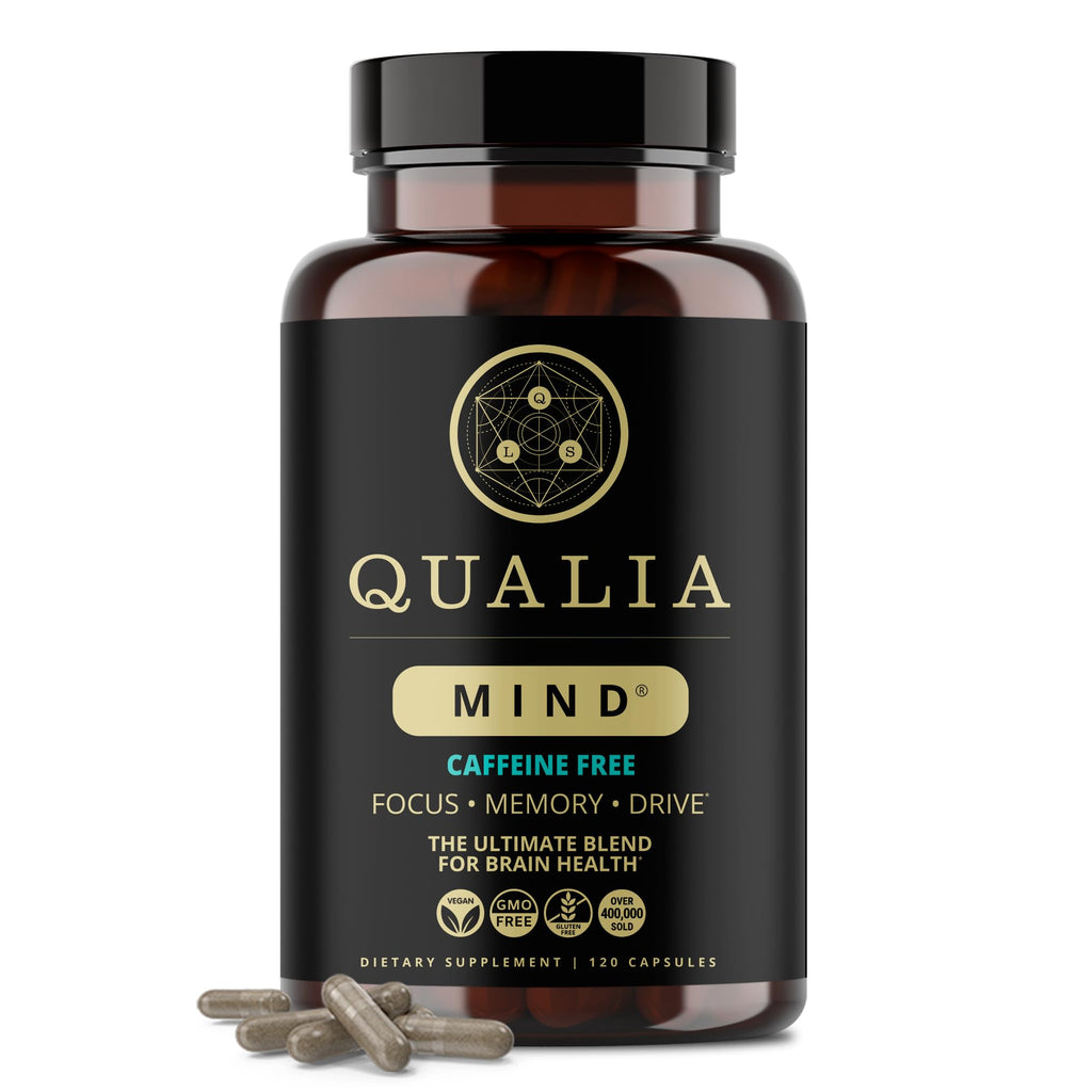 Qualia Mind (Caffeine Free) | The Ultimate Blend for Brain Health* | Doctor-Formulated Nootropic to Fuel Focus & Concentration* | Supports Long Term Brain Health| Maintain Drive & Productivity - TrustMedUSA