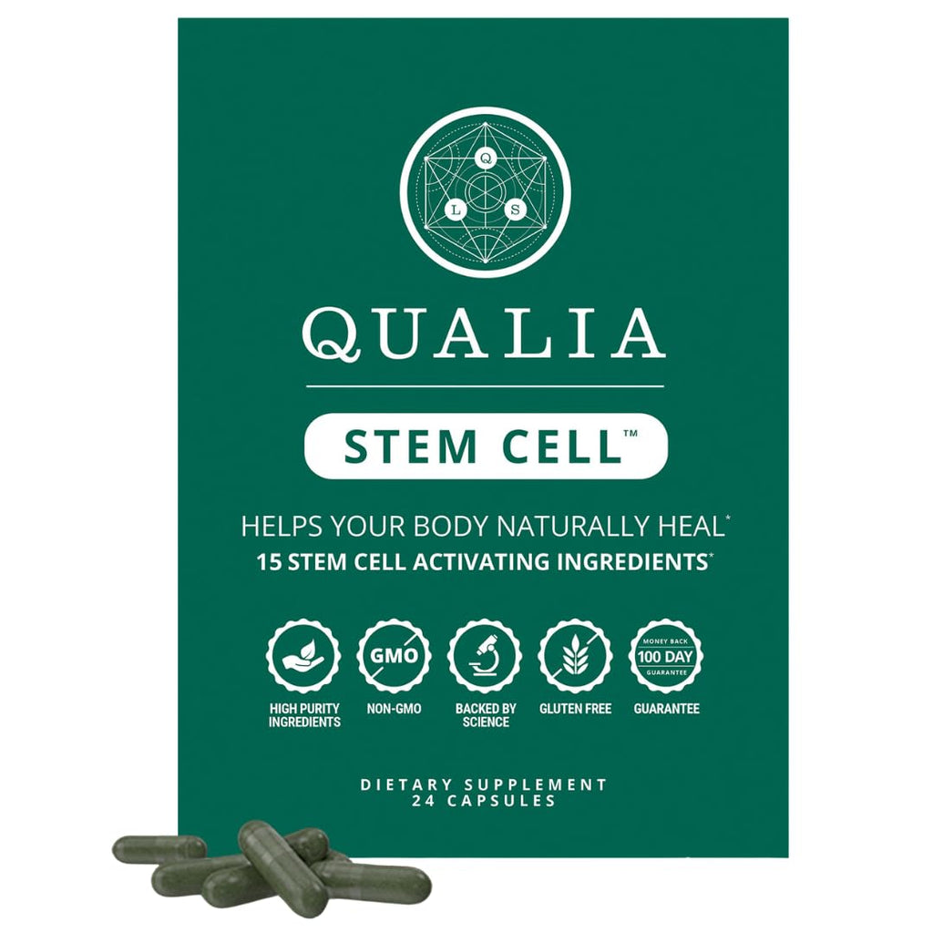 Qualia Stem Cell — Stem Cell Supplement Support with Royal Jelly, Astragalus & Sea Buckthorn | 16 Ingredients | 4 Days a Month | Helps Body Naturally heal* - TrustMedUSA