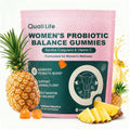QualiLife Premium Feminine Balance Gummies for Women – Probiotic Vaginal Health Support with Vitamin C – pH Balance & Flora Support – Sugar Free, Vegan, Hawaiian Pineapple Flavor – 60 Gummies (1) - TrustMedUSA
