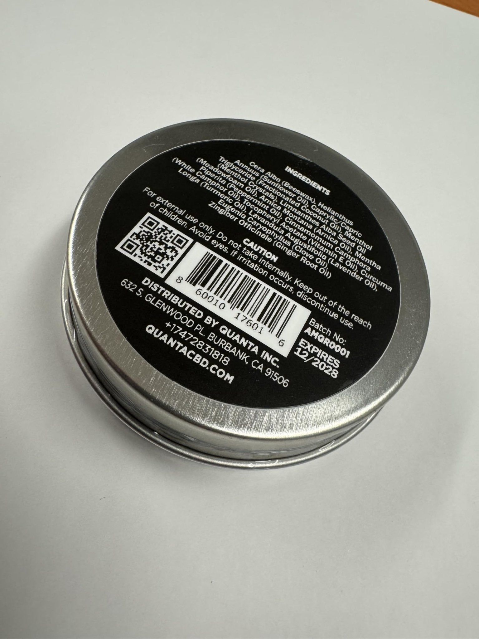 Quanta Muscle Rub - Coconut Oil, Vitamin E, Arnica, Ginger Root, Turmeric & Lavender – 1 oz - TrustMedUSA