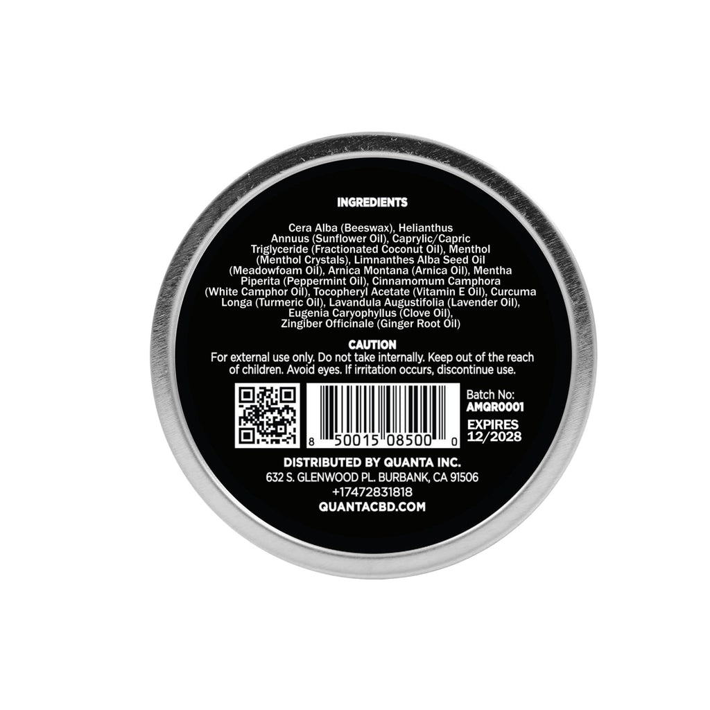 Quanta Muscle Rub - Coconut Oil, Vitamin E, Arnica, Ginger Root, Turmeric & Lavender – 1 oz - TrustMedUSA