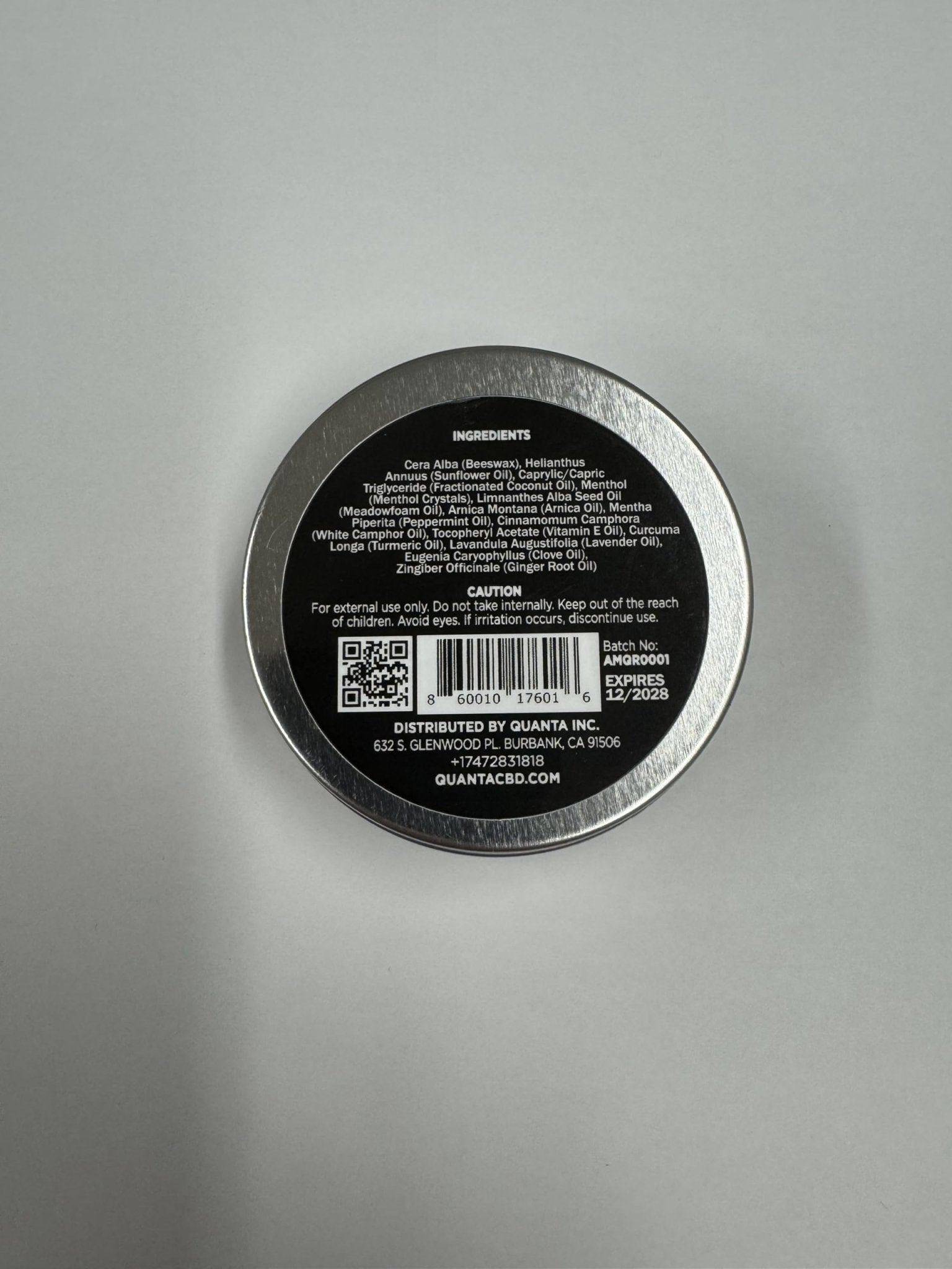 Quanta Muscle Rub - Coconut Oil, Vitamin E, Arnica, Ginger Root, Turmeric & Lavender – 1 oz - TrustMedUSA