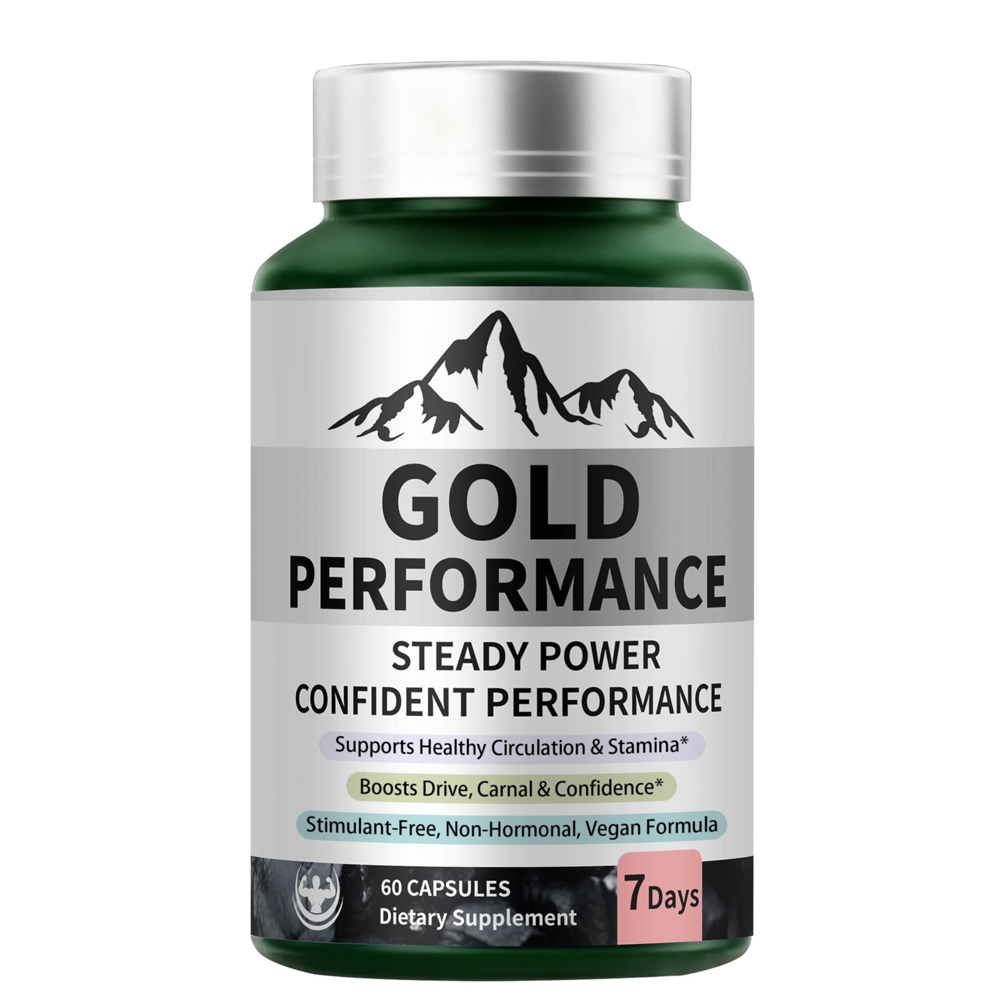 Quantum Gold Performance Capsulas – Daily Energy & Endurance Support Supplement | Boost Motivation & Confidence | 60 Capsules(1PC) - TrustMedUSA
