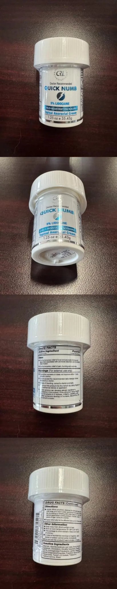 Quick Numb 5% Lidocaine Cream Maximum Strength Liposomal, Fast Itch Burn Pain Relief Cream with Aloe Allantoin Vitamin E, Gentle on Skin Support Healing Hemorrhoid Treatment 1.25 oz - TrustMedUSA