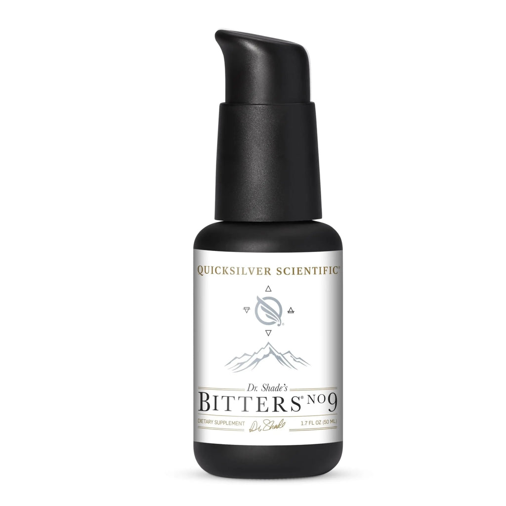 Quicksilver Scientific Dr. Shade's Bitters No. 9 - for Digestion - Fast Acting Liposomal Digestive Bitters with Milk Thistle, Burdock Root & Juniper Essential Oil - Digestive Support (50ml) - TrustMedUSA