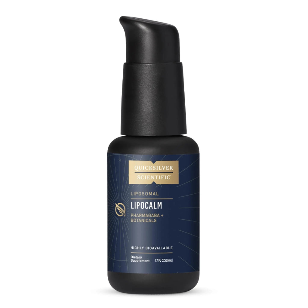 Quicksilver Scientific LipoCalm - Liposomal GABA with Herbs for Relaxation Support - Chamomile, Passionflower Herb & Skullcap Supplement for Peace of Mind & Sleep Calm Support (1.7oz / 50ml) - TrustMedUSA