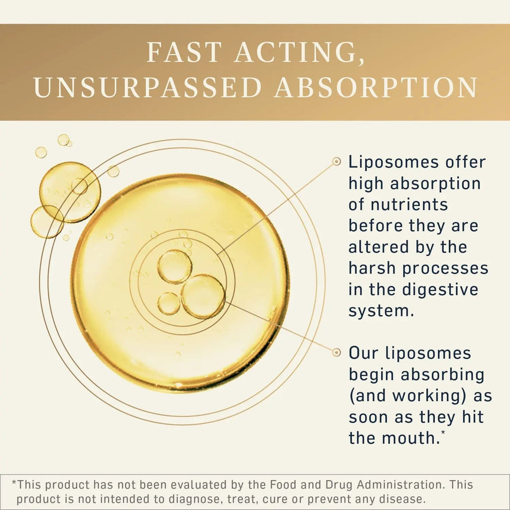 Quicksilver Scientific LipoCalm - Liposomal GABA with Herbs for Relaxation Support - Chamomile, Passionflower Herb & Skullcap Supplement for Peace of Mind & Sleep Calm Support (1.7oz / 50ml) - TrustMedUSA