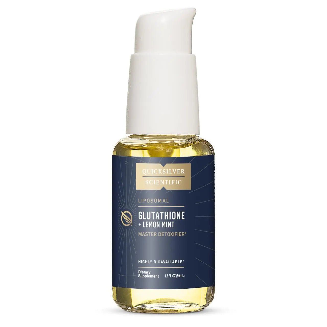Quicksilver Scientific Liposomal Glutathione - Superior Absorption Oral Glutathione Supplement for Detox & Immune Support - Lemon Mint (1.7 fl oz) - TrustMedUSA