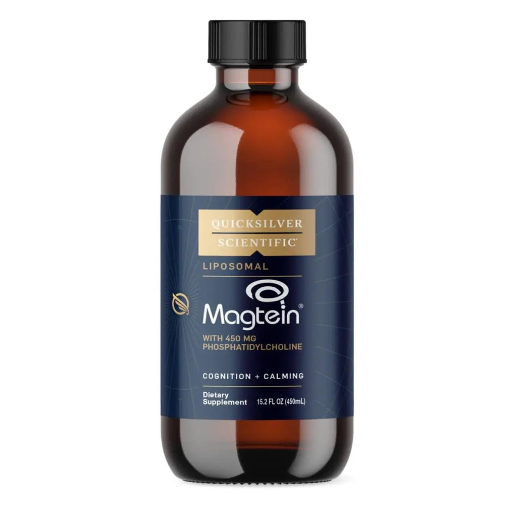 Quicksilver Scientific Liposomal Magtein - Magnesium Supplement for Brain Function Support - Stress, Sleep & Memory Support - Gluten-Free, Sugar-Free & Vegan - 15.2 fl oz (30 Servings) - TrustMedUSA