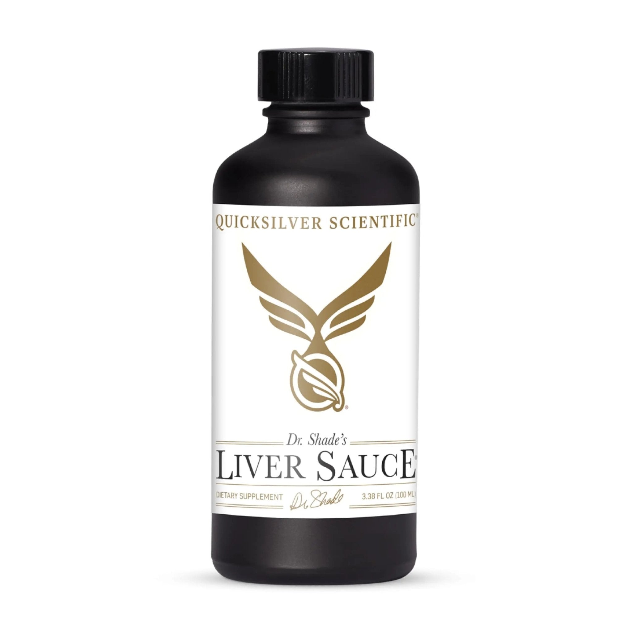 Quicksilver Scientific Liver Sauce - Liposomal Liver Detox with DIM, Quercetin, Lipoic Acid, Milk Thistle and Dandelion Root Supplement - Supports Bile & Toxin Momentum (100 ml / 3.38 oz) - TrustMedUSA