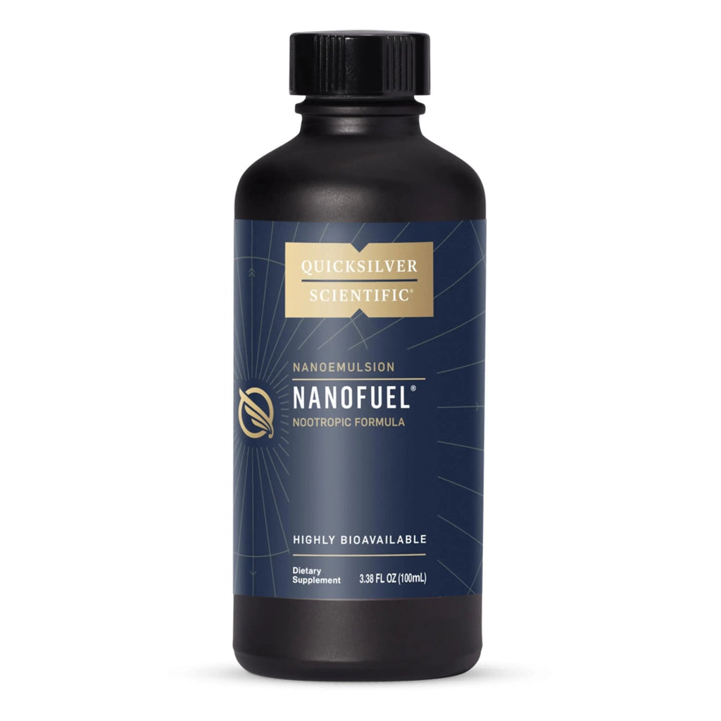 Quicksilver Scientific NanoFuel - Energy Support - Nootropic Formula Designed to Support Focus + Productivity (3.38oz / 100ml) - TrustMedUSA