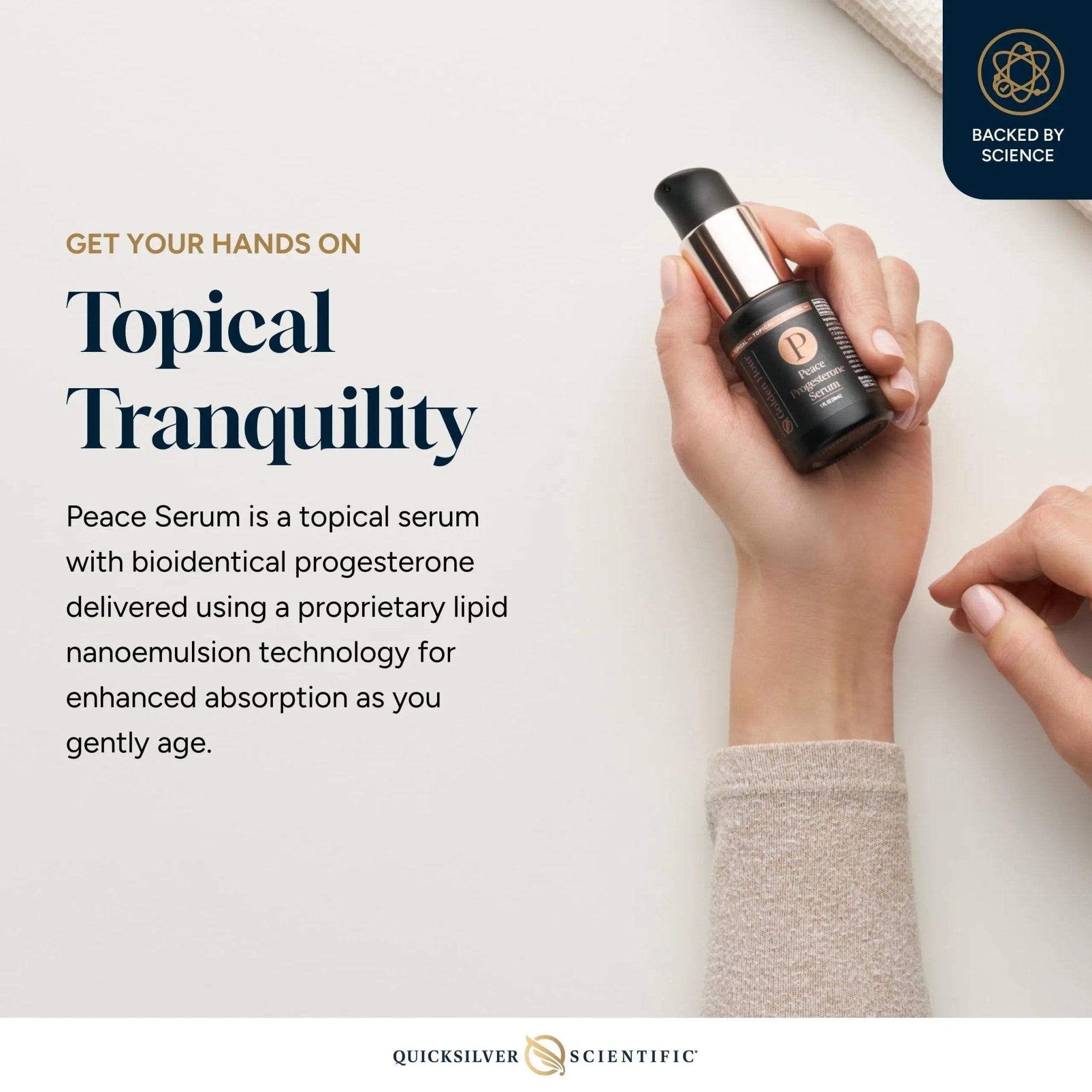 Quicksilver Scientific Peace Serum 1 fl oz (30ml) - TrustMedUSA