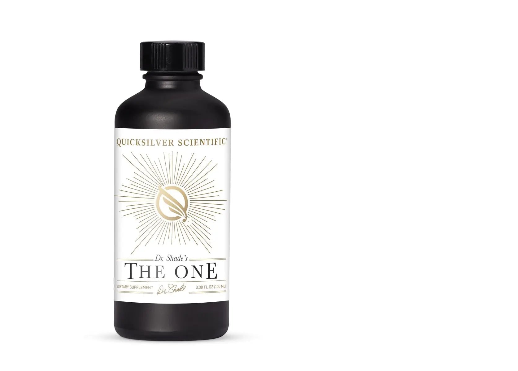 Quicksilver Scientific The ONE Mitochondrial Elixir - Mitochondria Supplement to Support Cellular Health with Phosphatidylcholine, Resveratrol, Reishi Mushroom & CoQ10 Liquid (3.38 Fl oz / 100ml) - TrustMedUSA