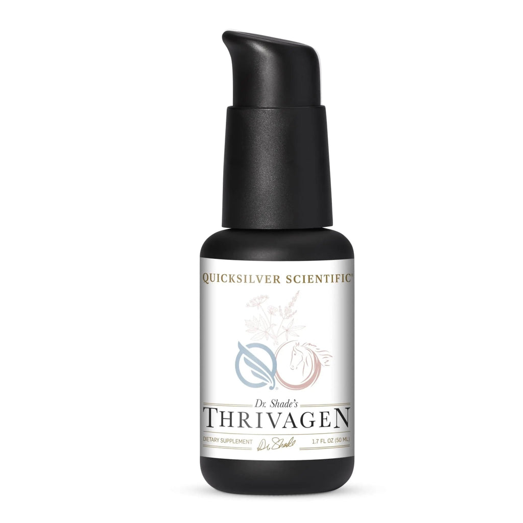 Quicksilver Scientific Thrivagen - Women's Health Supplement with 15 Energy, Hormone Balance & Adrenal Support Botanicals - Adaptogenic Herbs with Shatavari, Rhodiola & Maca Root (1.7oz / 50ml) - TrustMedUSA