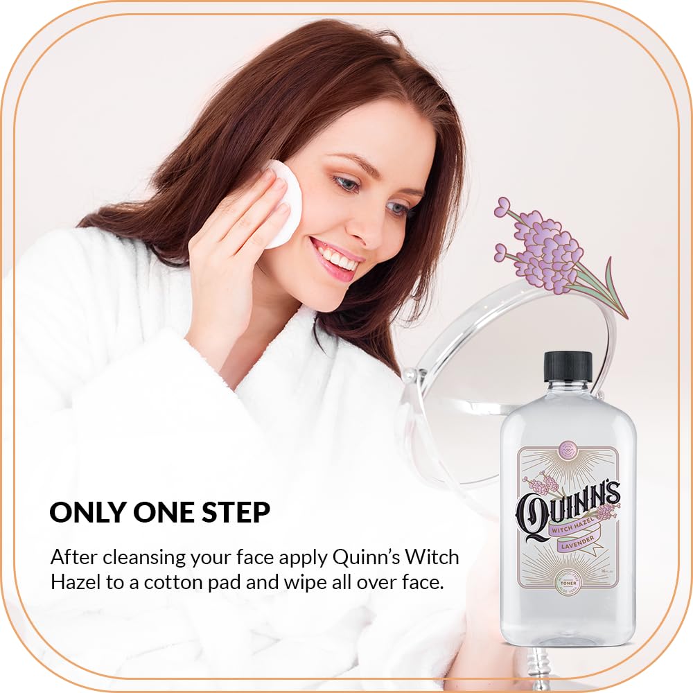 Quinn’s Alcohol Free Witch Hazel with Aloe Vera 16 Ounce (Lavender) - Maple Wellness Supplements