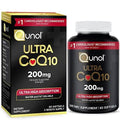 Qunol CoQ10 200mg Softgels, Ultra CoQ10 - Ultra High Absorption Coenzyme Q10 Supplem - TrustMedUSA
