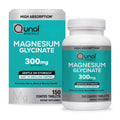 Qunol Magnesium Glycinate 300mg, 100% Glycinate Chelated Magnesium Supplement, 150ct Tablets - TrustMedUSA