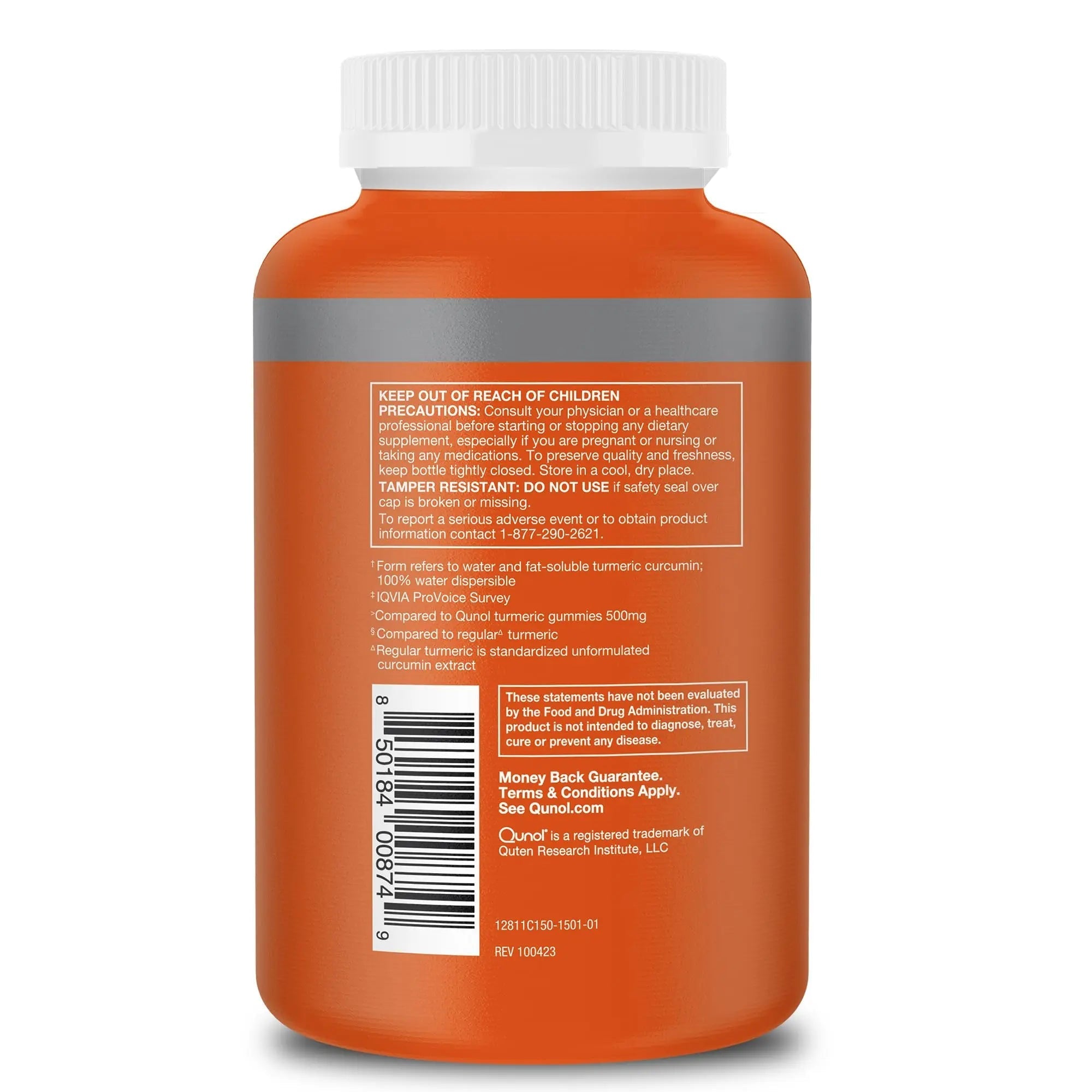 Qunol Turmeric Curcumin Supplement, Turmeric 1000mg with Ultra High Absorption - TrustMedUSA