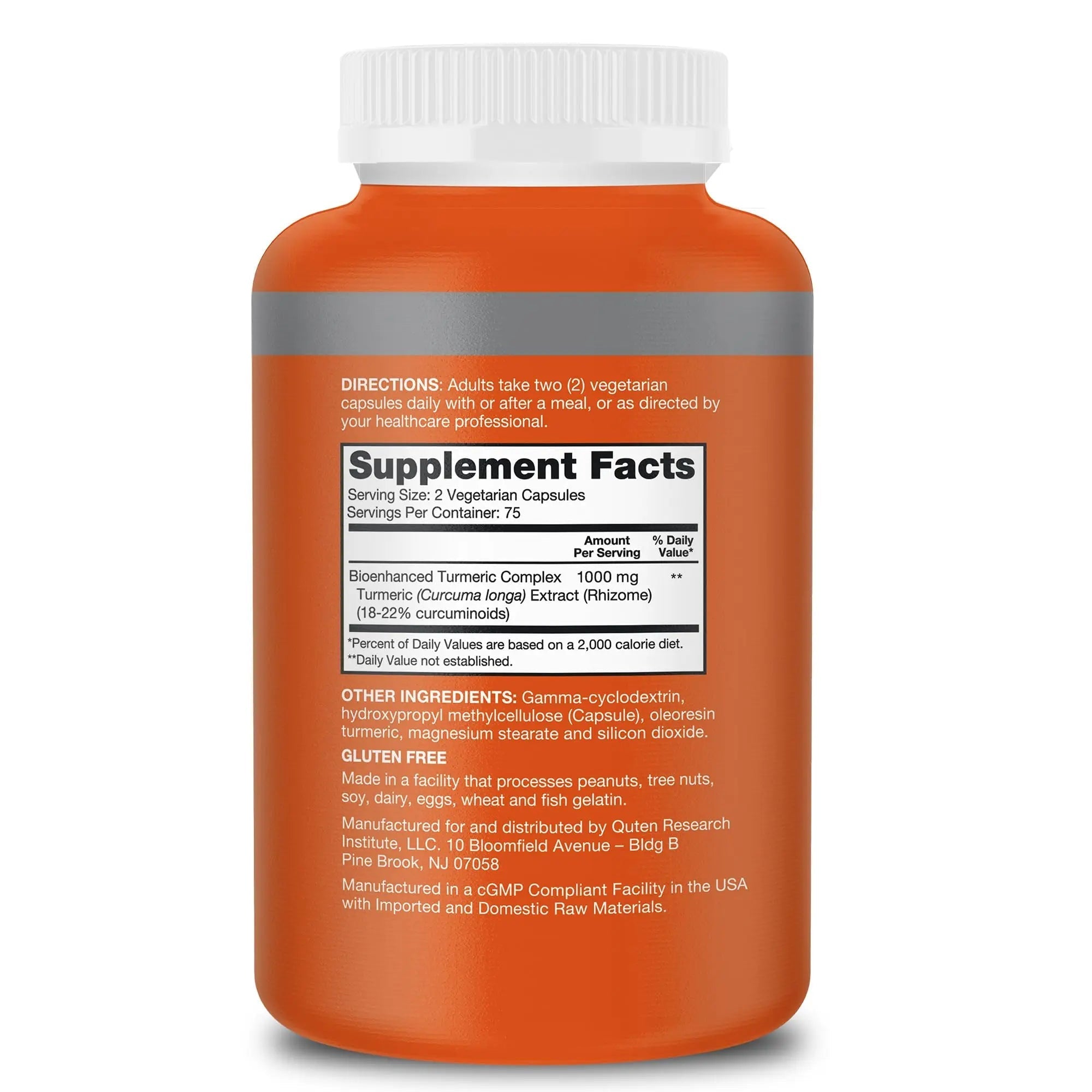 Qunol Turmeric Curcumin Supplement, Turmeric 1000mg with Ultra High Absorption - TrustMedUSA