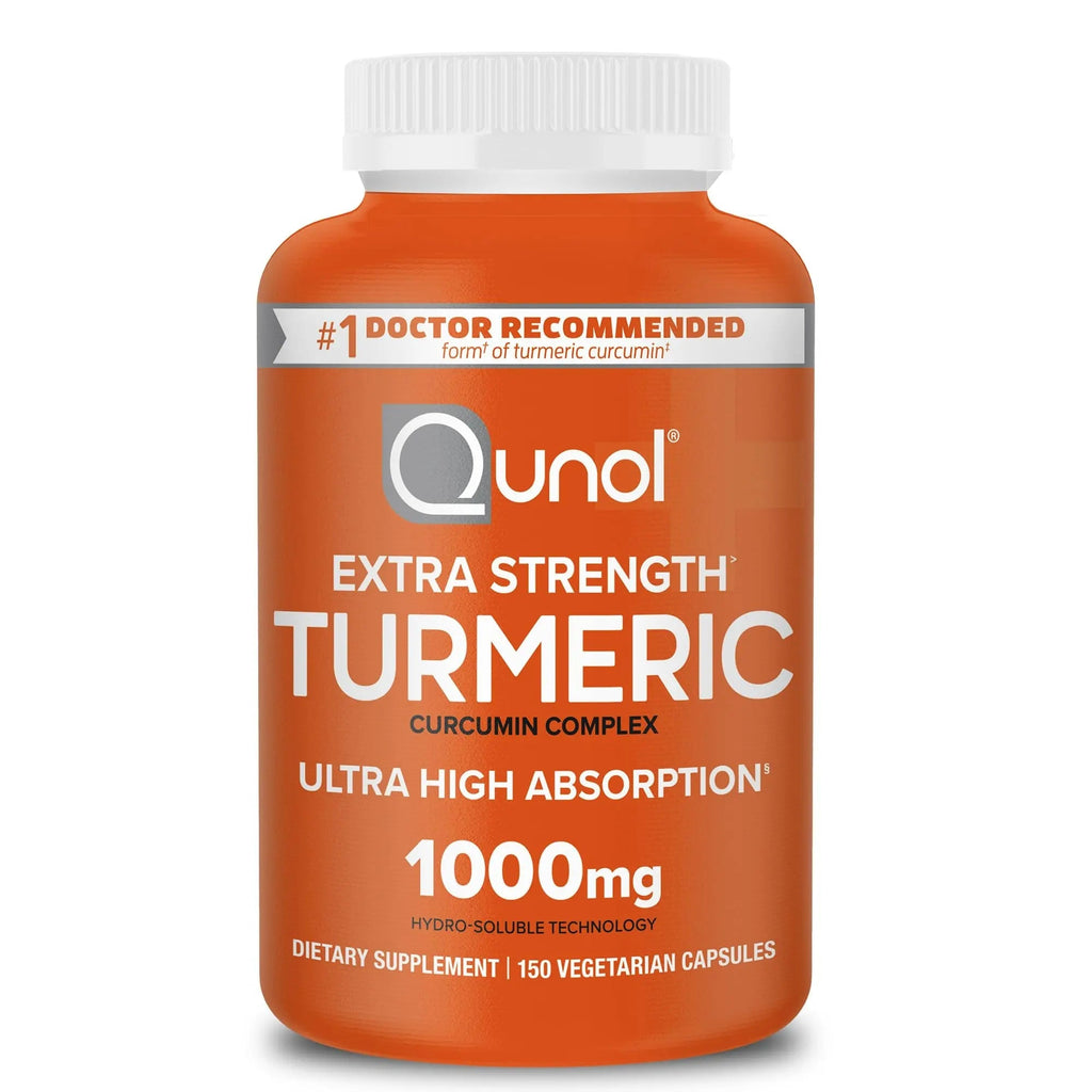 Qunol Turmeric Curcumin Supplement, Turmeric 1000mg with Ultra High Absorption - TrustMedUSA