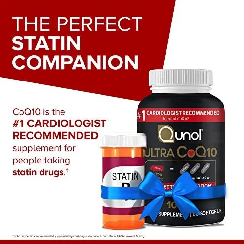 Qunol Ultra CoQ10 100mg Softgels- 3x Better Absorption Coenzyme Q10 Supplements - TrustMedUSA