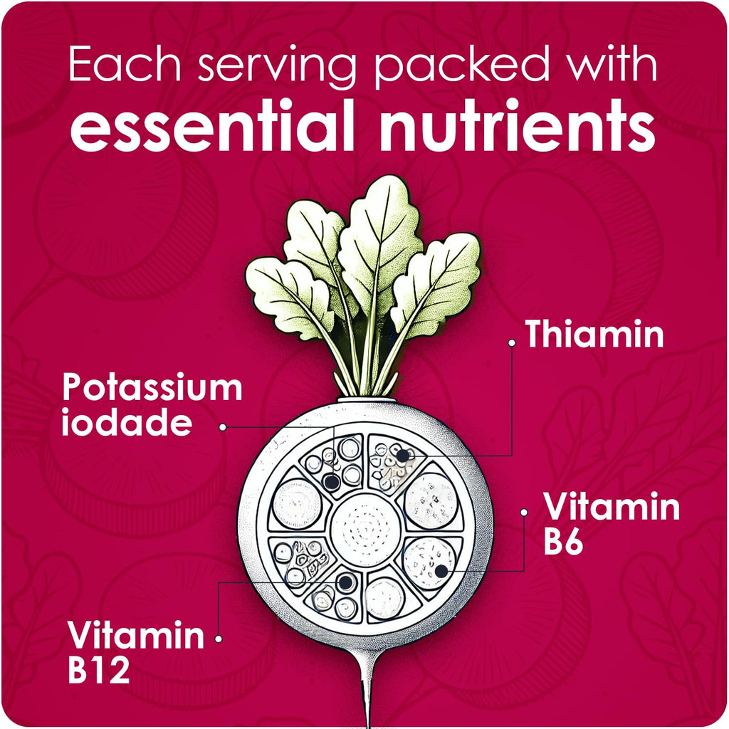 Rabano Yodado Ionized Radish Dietary Liquid Supplement with Iodine, Vitamin B1, B6 & B12, Wellness & Digestive Support, Helps Maintain Natural Energy & Nutrient Balance, 8 Fl Oz, Pack of 1 - TrustMedUSA