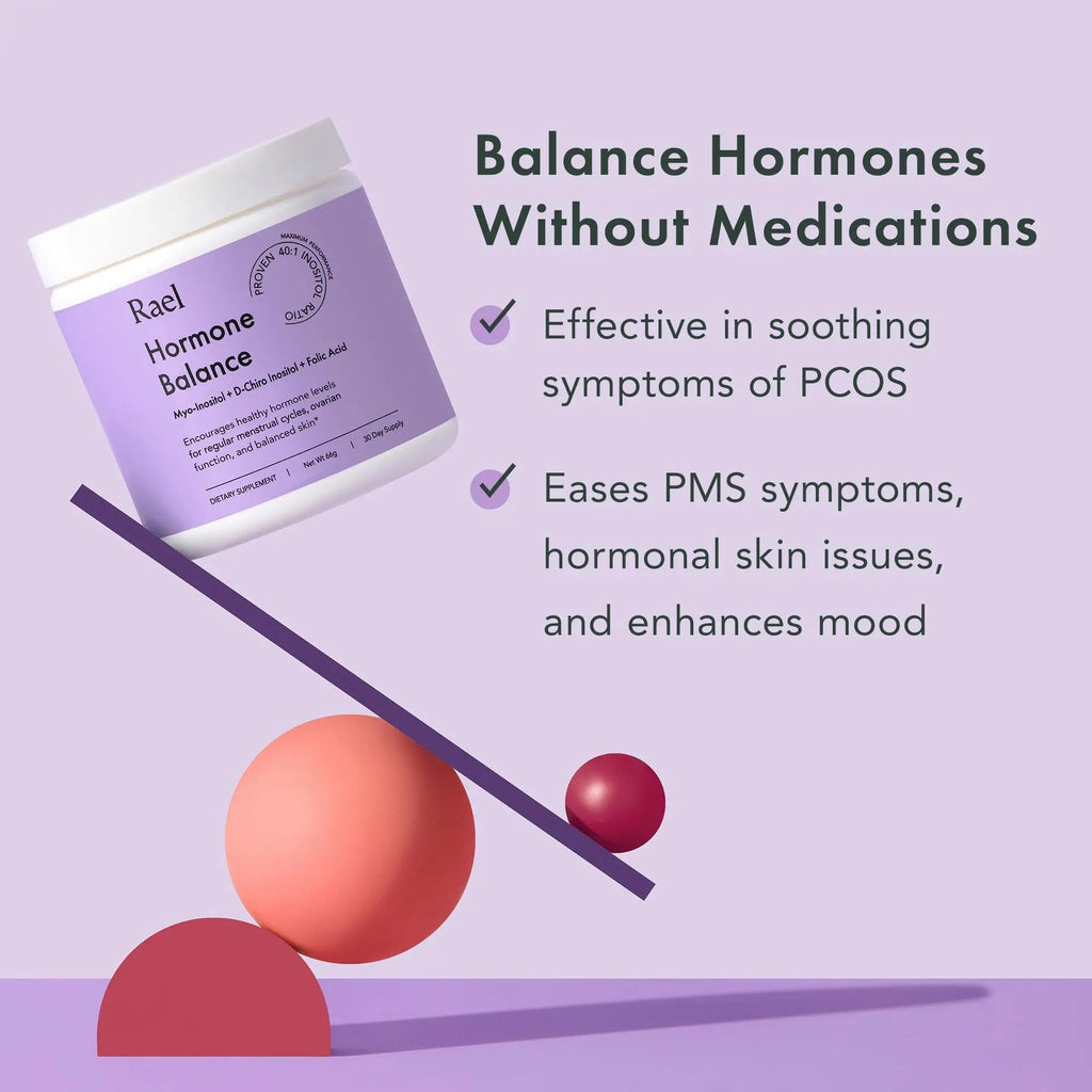 Rael Hormone Balance for Women, Myo Inositol Powder - Myo-Inositol & D-Chiro Inositol - TrustMedUSA