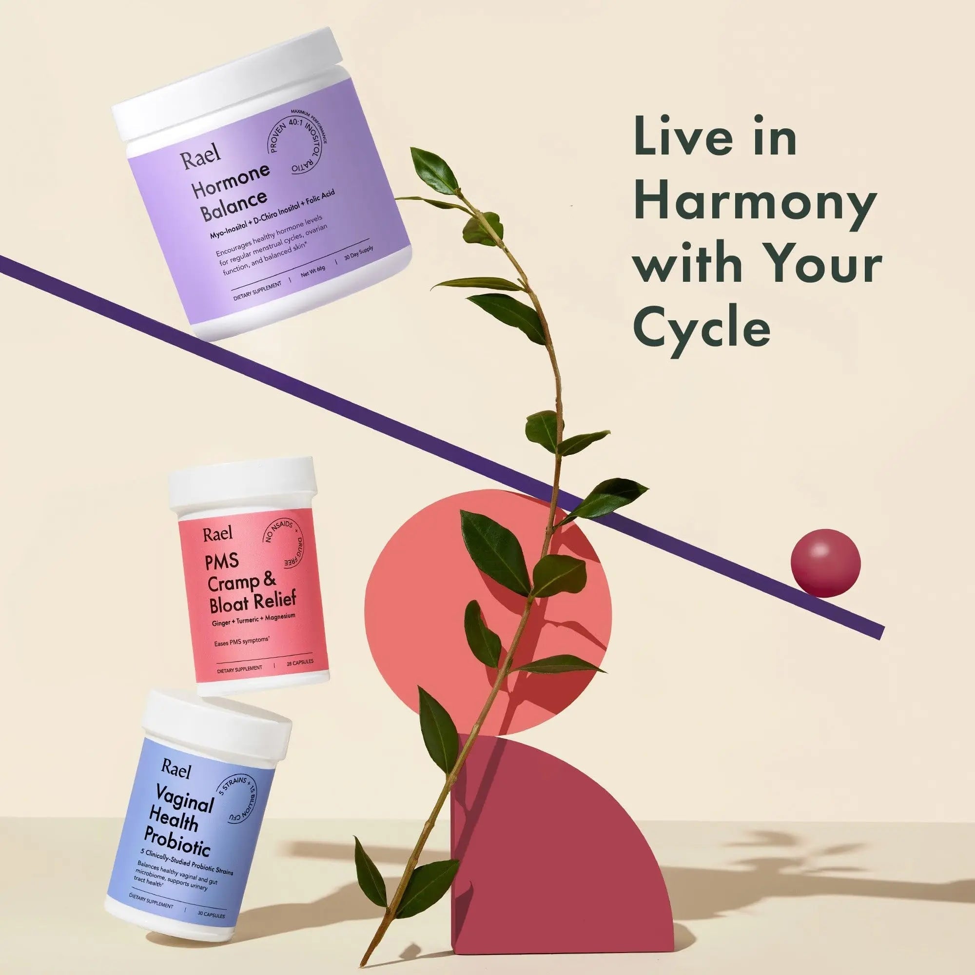Rael Hormone Balance for Women, Myo Inositol Powder - Myo-Inositol & D-Chiro Inositol - TrustMedUSA