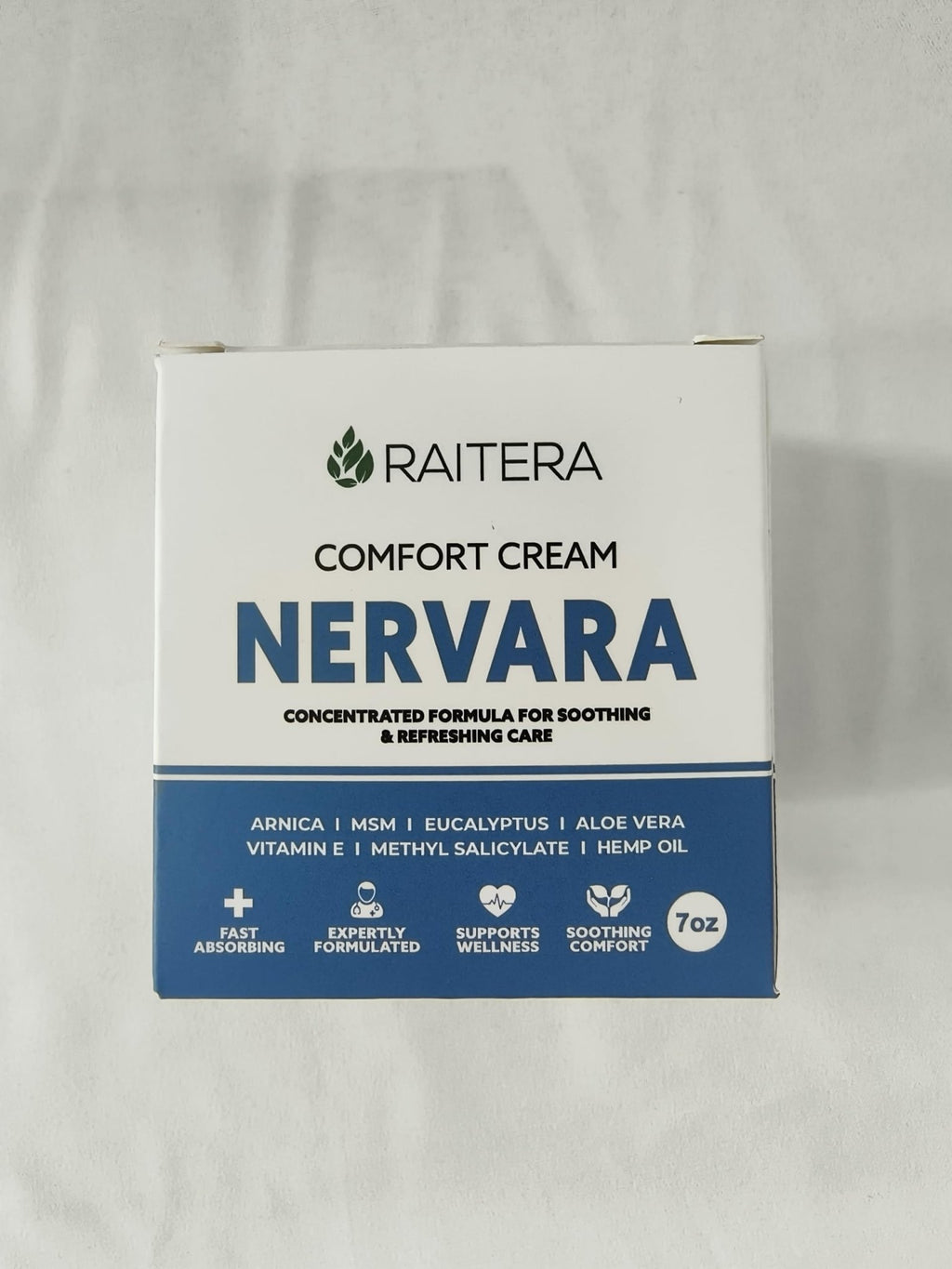 Raitera Neuropathy Cream – Extra Strength for Feet, Hands, Legs, Toes – Advanced Cooling Non-Greasy Fast Absorbing Formula - Natural Ingredients Frankincense, Arnica, Aloe Vera, Turmeric, MSM - TrustMedUSA