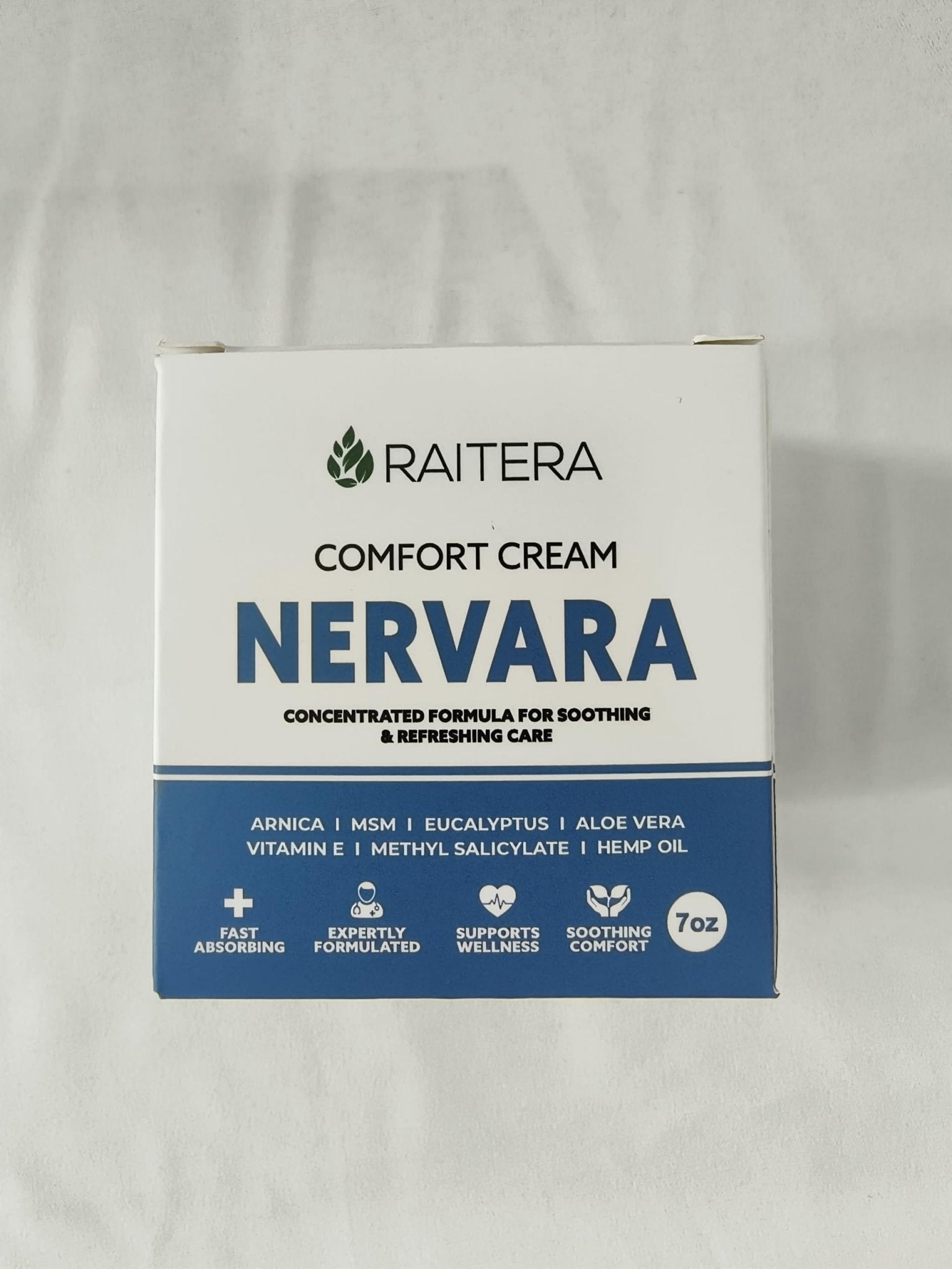Raitera Neuropathy Cream – Extra Strength for Feet, Hands, Legs, Toes – Advanced Cooling Non-Greasy Fast Absorbing Formula - Natural Ingredients Frankincense, Arnica, Aloe Vera, Turmeric, MSM - TrustMedUSA