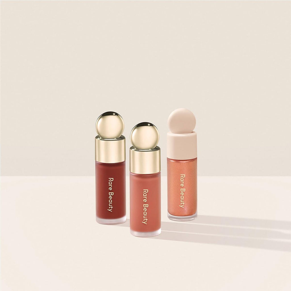 Rare Beauty Limited Edition Mini Blush & Luminize Trio - Beloved - Virtue - Enliven - New In Box - TrustMedUSA