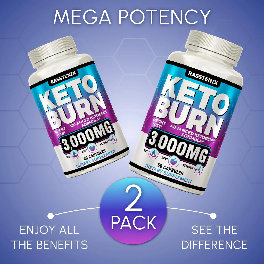 Rasstenix (2 Pack) Keto Pills - Lean Keto Diet Pills - Weight Fat Management Loss - TrustMedUSA