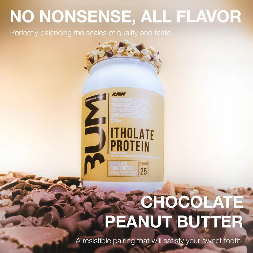 RAW Whey Isolate Protein Powder, Chocolate Peanut Butter (CBUM Itholate) - 100% Grass - TrustMedUSA