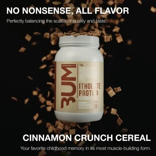 RAW Whey Isolate Protein Powder, Cinnamon Crunch (CBUM Itholate Protein) - 100% Grass - TrustMedUSA