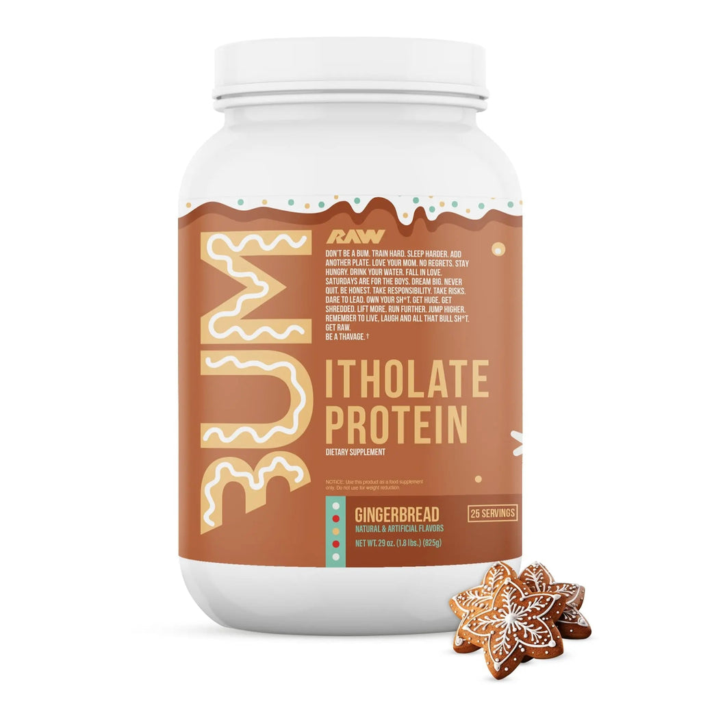 RAW Whey Isolate Protein Powder, Gingerbread (CBUM Itholate Protein) - 100% Grass - TrustMedUSA