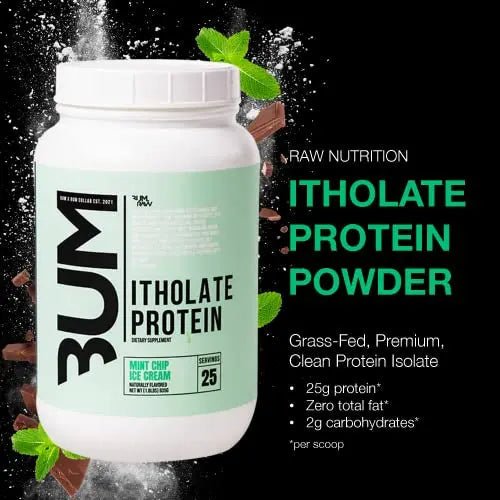 RAW Whey Isolate Protein Powder, Mint Chip Ice Cream (CBUM Itholate Protein) - TrustMedUSA