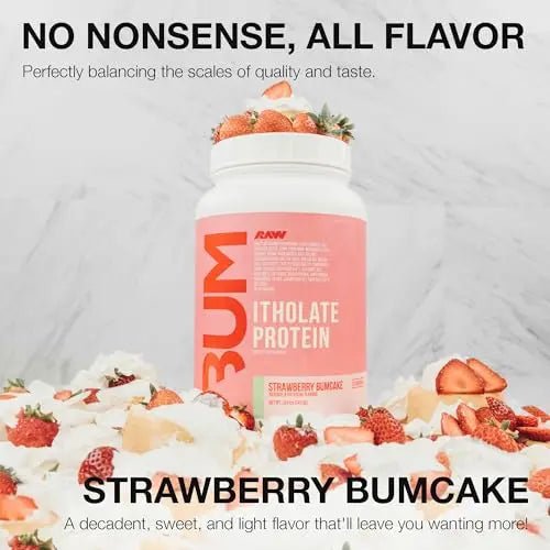 RAW Whey Isolate Protein Powder, Strawberry BumCake (CBUM Itholate Protein) - TrustMedUSA