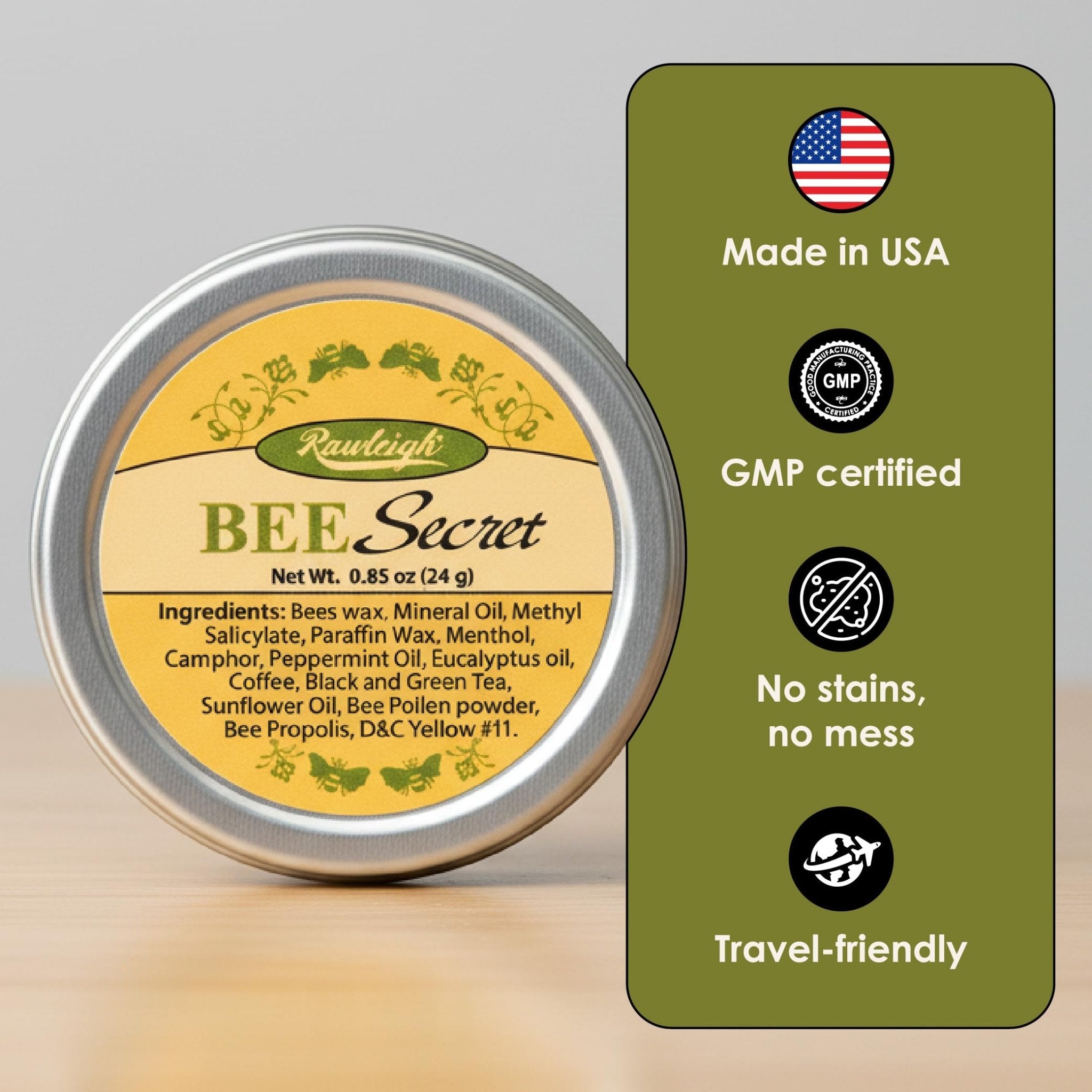 Rawleigh Bee Secret Soothing Balm: 0.85 oz - Pack of 1 - TrustMedUSA